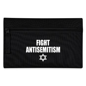 fight antisemitism - Pencil Case - black - Front
