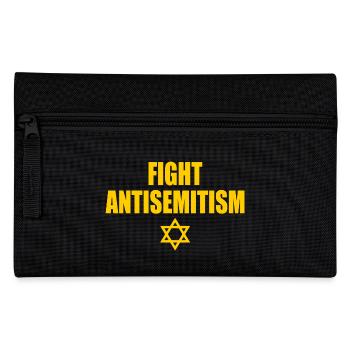 fight antisemitism - Pencil Case - black - Front