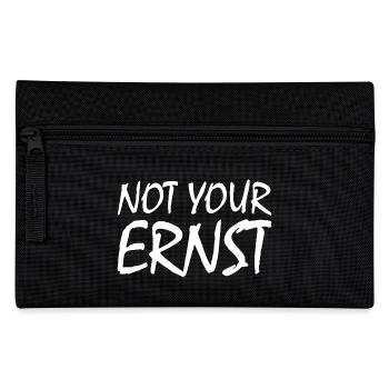 Not your ernst - Federtasche - Schwarz - Vorne