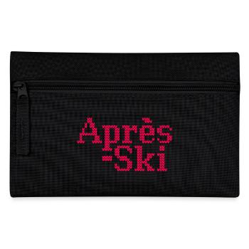 Après-ski Knit Ski Holiday Winter Party Holiday Fan - Pencil Case - black - Front