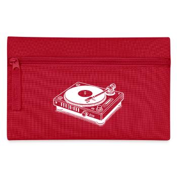 Record player - Pencil Case - red - Front