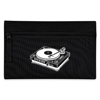 Plattenspieler - Federtasche - Schwarz - Vorne