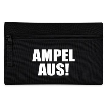 Ampel aus - Federtasche - Schwarz - Vorne