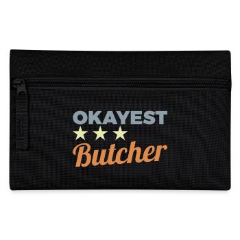 Average butcher - Pencil Case - black - Front
