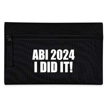 Abi 2024 - Federtasche - Schwarz - Vorne