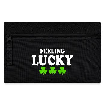feeling lucky - Pencil Case - black - Front
