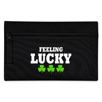 feeling lucky - Federtasche - Schwarz - Vorne
