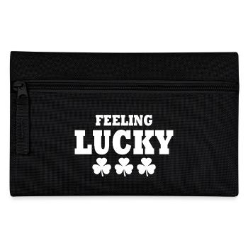 feeling lucky - Federtasche - Schwarz - Vorne
