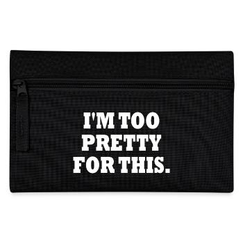 IM TOO PRETTY FOR THIS - Trousse - noir - Devant