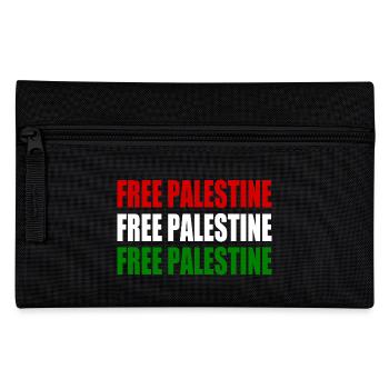 Free palestine - Trousse - noir - Devant
