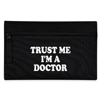 trust me i'm a doctor - Federtasche - Schwarz - Vorne