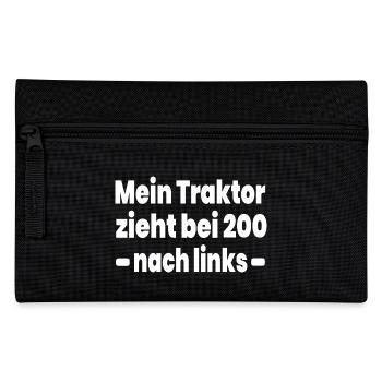 Traktor - Federtasche - Schwarz - Vorne