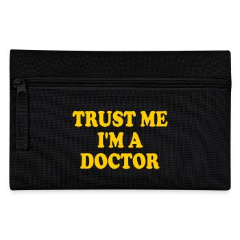 trust me i'm a doctor - Federtasche - Schwarz - Vorne