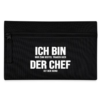 Dog Dog Park Dog Trainer Dog Walker Pack Leader - Pencil Case - black - Front