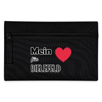 Mon cœur pour Bielefeld - Trousse - noir - Devant