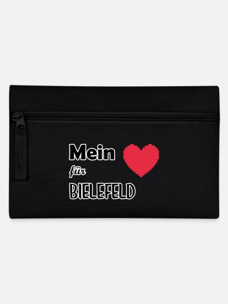 Mein Herz für Bielefeld - Federtasche - Schwarz