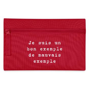 Beispiel - Federtasche - Rot - Vorne