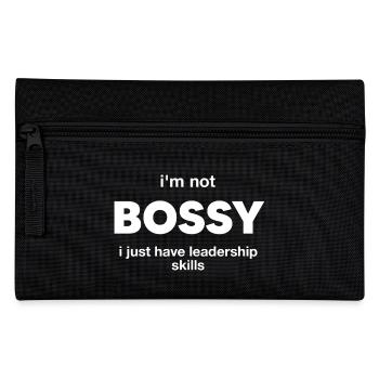 I'm not bossy I just have leadership skills - Pencil Case - black - Front