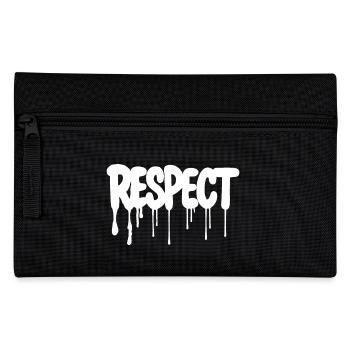 RESPECT Graffiti Design - Federtasche - Schwarz - Vorne