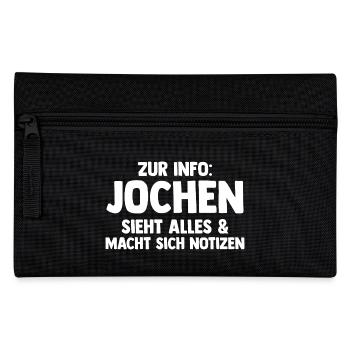 Jochen - Federtasche - Schwarz - Vorne