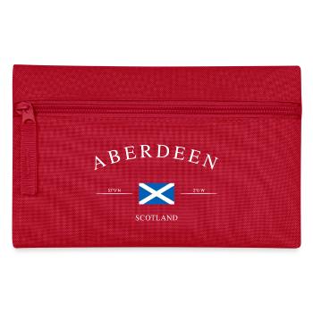 Aberdeen Scotland – Holiday Souvenir & Gift - Pencil Case - red - Front
