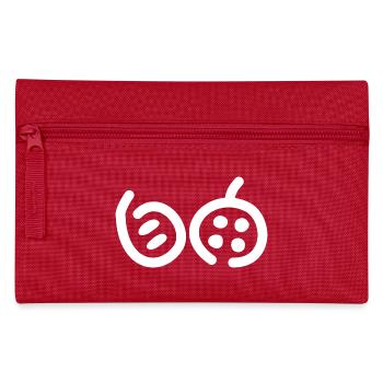Japanese for 'freedom' – White - Pencil Case - red - Front