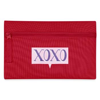 XoXo – Culture populaire Amour, câlin, Langage jeunesse - Trousse - rouge - Devant