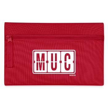 Munich MUC, City Pullover Hoodie Munic - Pencil Case - red - Front
