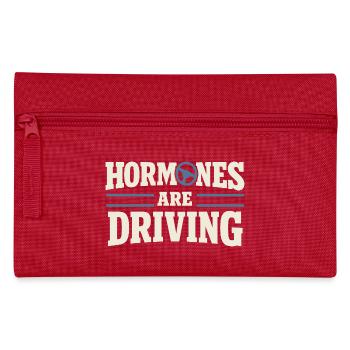 Perimenopause Humor Perimenopause - Federtasche - Rot - Vorne