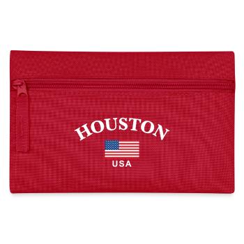 Houston, USA - Pencil Case - red - Front