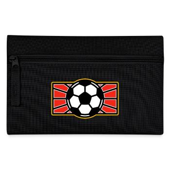 Crimson Football Crest - Pencil Case - black - Front