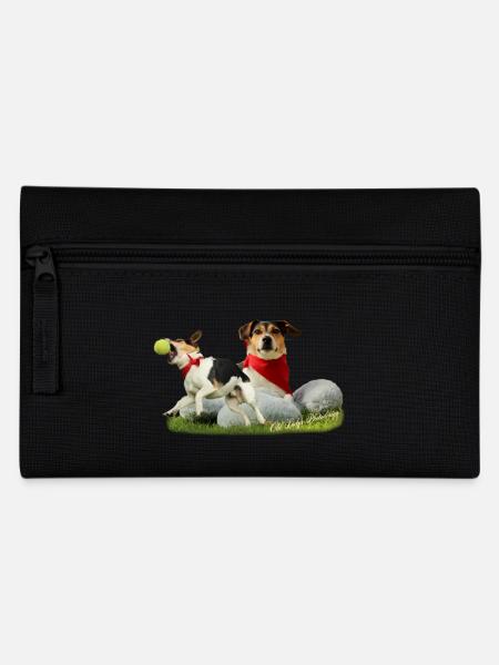 Jack Russel Terrier - Federtasche - Schwarz