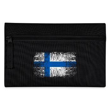 Finnland 002 AllroundDesigns - Federtasche - Schwarz - Vorne