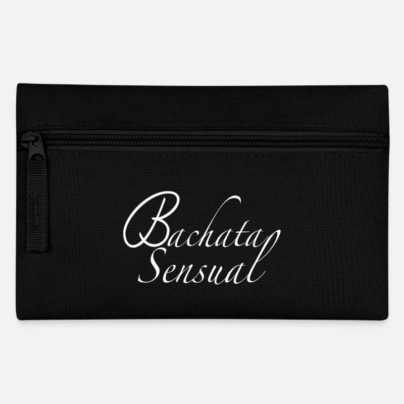 Bachata Sensual white - Dance Shirt - Federtasche - Schwarz