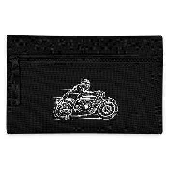 Cafe Racer moto 03_wei ß - Trousse - noir - Devant