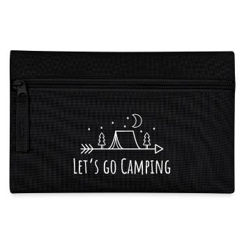 Camping - Federtasche - Schwarz - Vorne