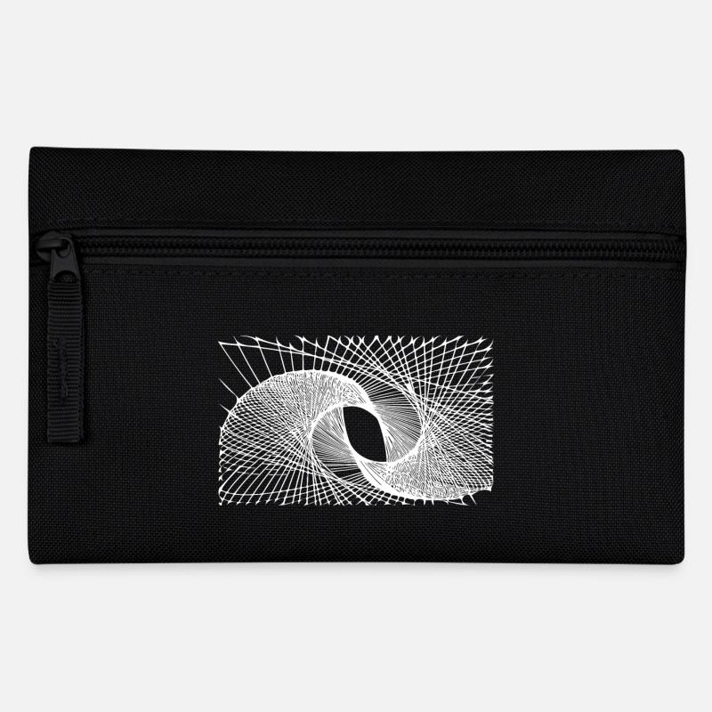 Lignes géométriques - Trousse - noir