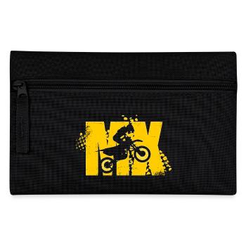 MX Motocross Dirt Bike - Pencil Case - black - Front
