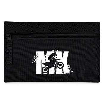 MX Motocross jump freestyle - Pencil Case - black - Front
