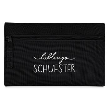 LieblingsSchwester - Federtasche - Schwarz - Vorne