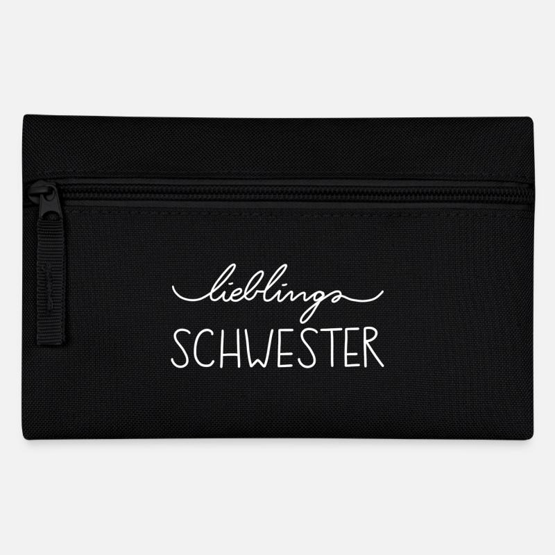 LieblingsSchwester - Federtasche - Schwarz