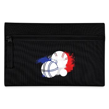 Pétanque - Federtasche - Schwarz - Vorne