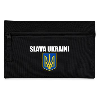Slava ukraini - Pencil Case - black - Front