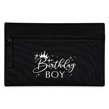 Birthday Boy - Geburtstagsparty Geschenk für Kinder Jungen - Federtasche - Schwarz - Vorne