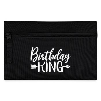 Birthday King - Cooles Geburtstagsparty-Geschenk für Männer - Federtasche - Schwarz - Vorne