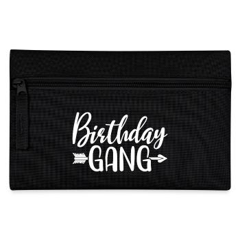 Anniversaire Gang Matching Groupe Fête d’Anniversaire Cadeau - Trousse - noir - Devant