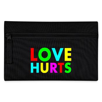 Love hurts - Federtasche - Schwarz - Vorne