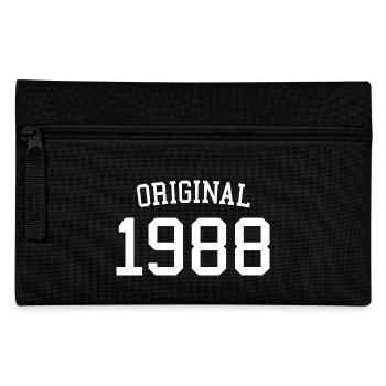 Original 1988 - 34 Jahre alt, Geschenk zum 34. Geburtstag - Federtasche - Schwarz - Vorne