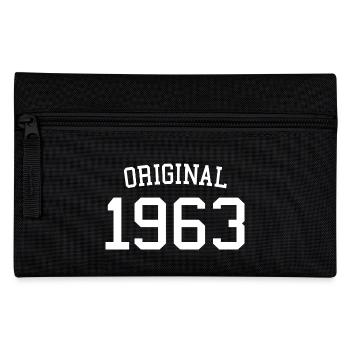 Original 1963, 60 Jahre alt, Geschenk zum 60. Geburtstag - Federtasche - Schwarz - Vorne