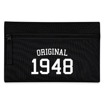 Original Geschenk zum 74. Geburtstag von 1948 - 74 Jahre - Federtasche - Schwarz - Vorne